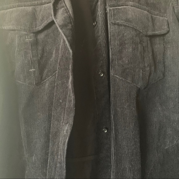Zara Long Corduroy Overshirt Jacket - Picture 10 of 12